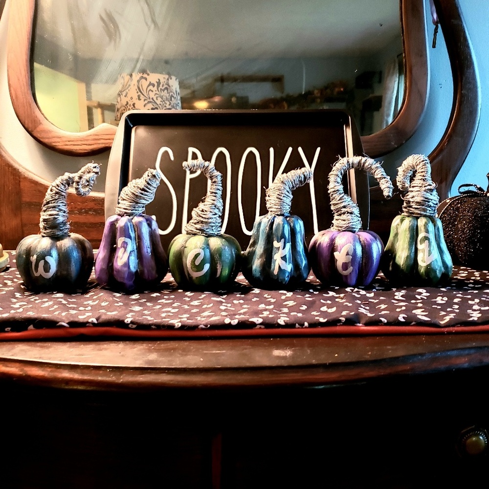 Set of "WICKED" Halloween decor